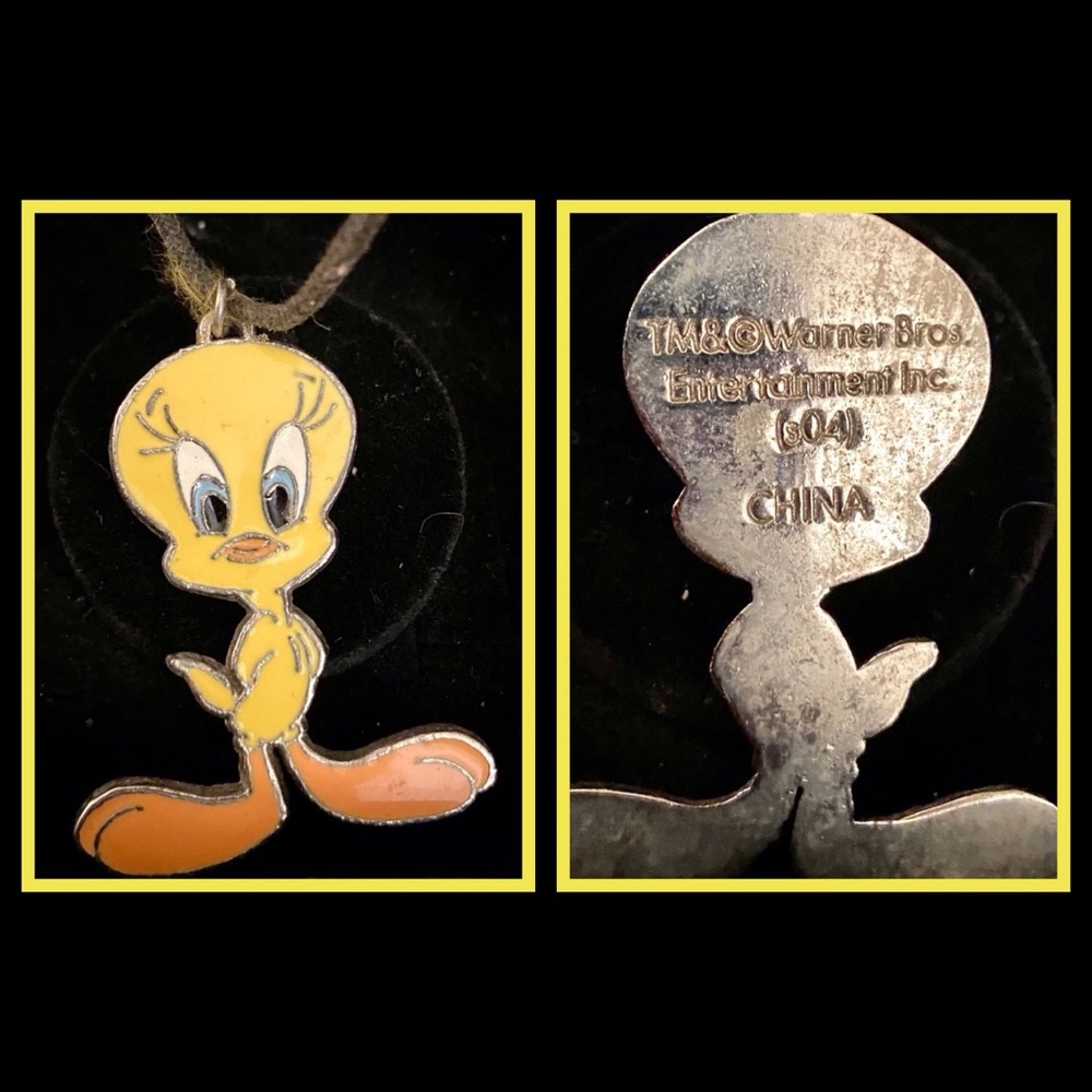 Vintage Tweety Bird Rope Necklace